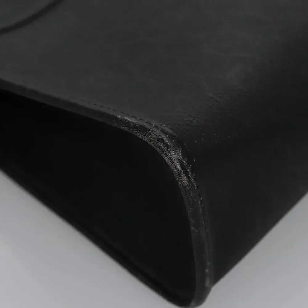 Dior Honeycomb Canvas Clutch Bag Black